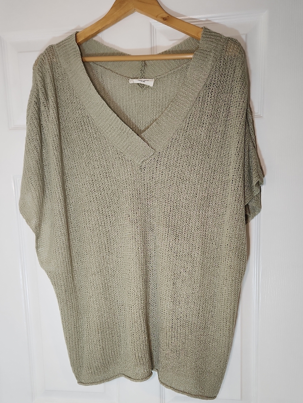 Zenana Outfitters Sage Green Knit Top